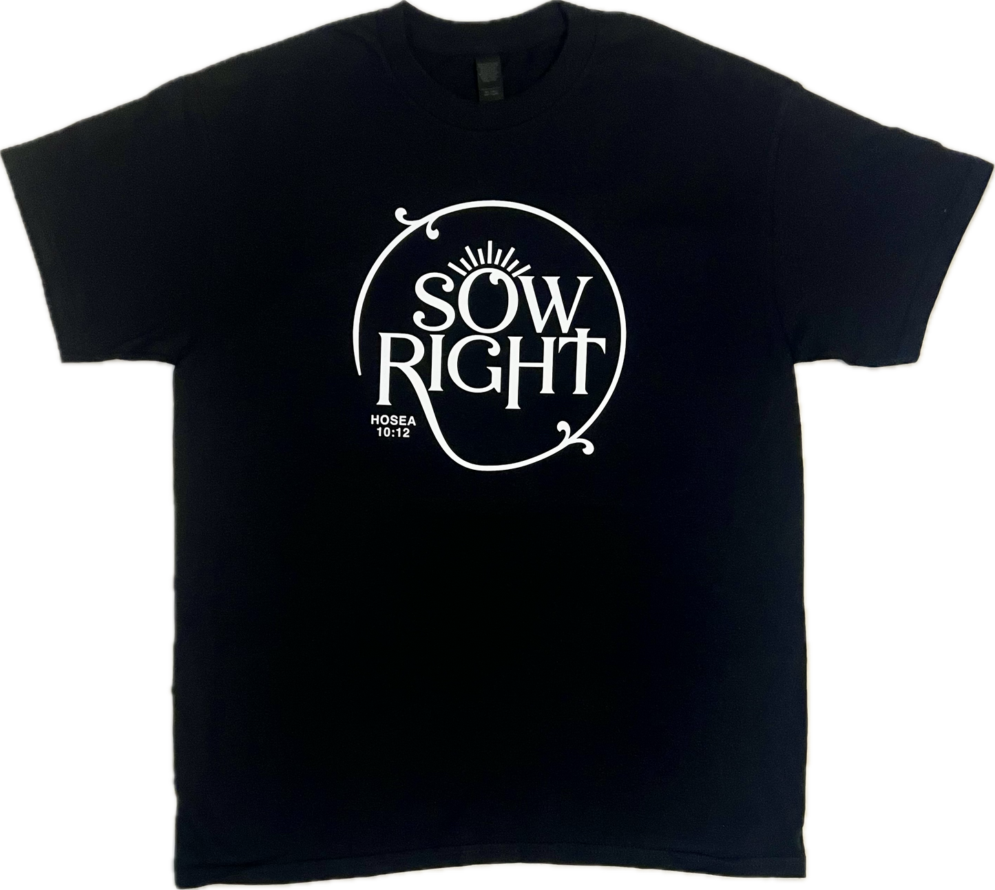 Sow Right Black T-Shirt