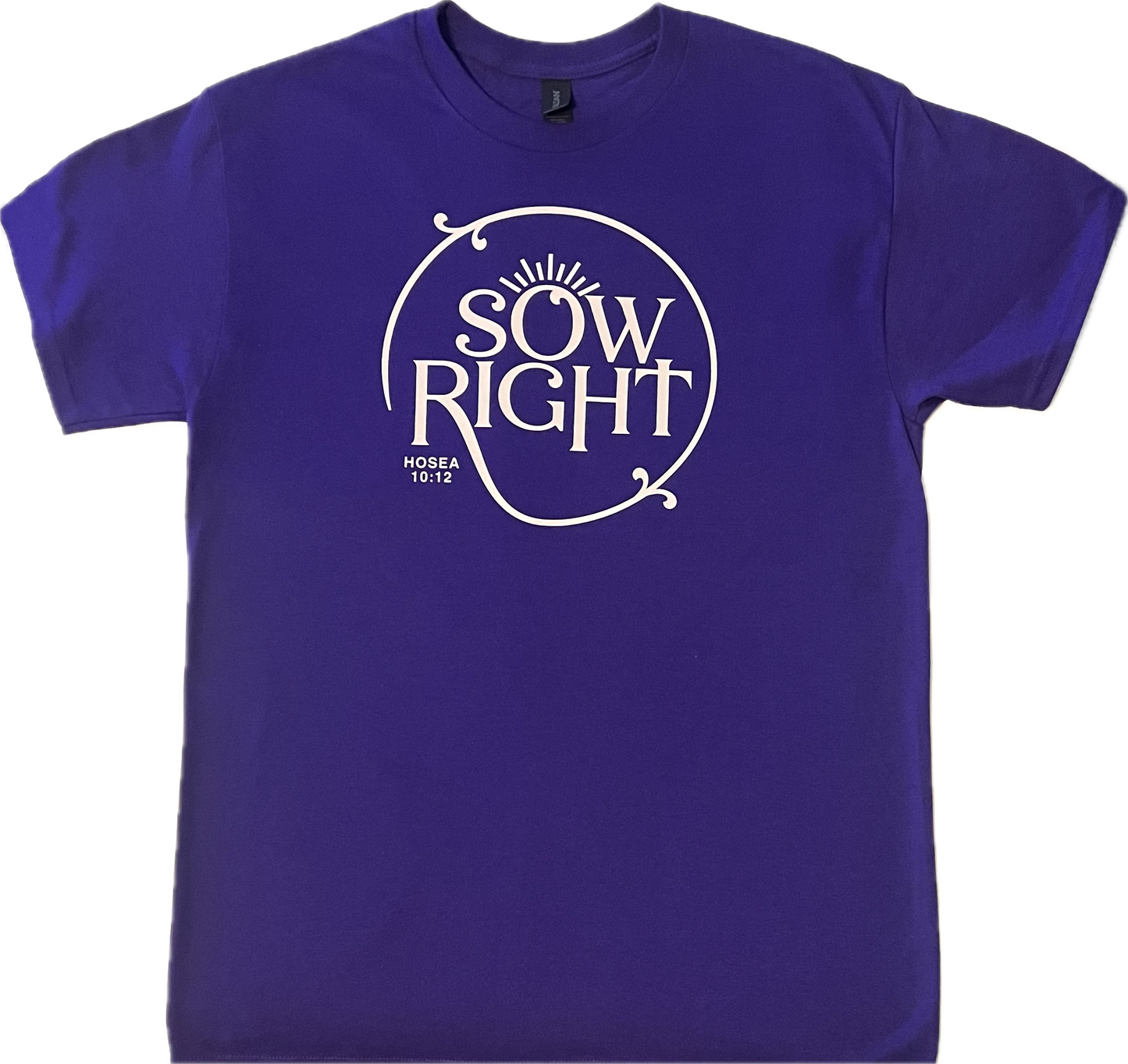 Sow Right Purple T-Shirt